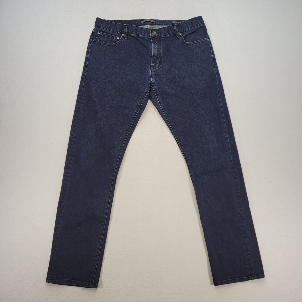 John Varvatos Men's Slim Straight Jeans - Midnight Indigo